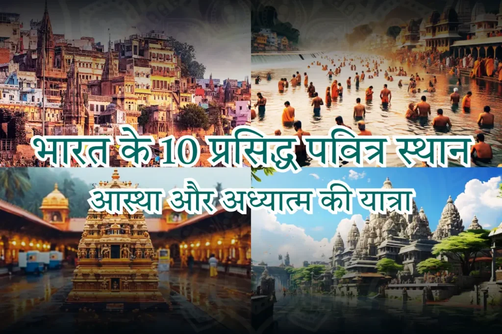भारत के 10 प्रसिद्ध पवित्र स्थान आस्था और अध्यात्म की यात्रा